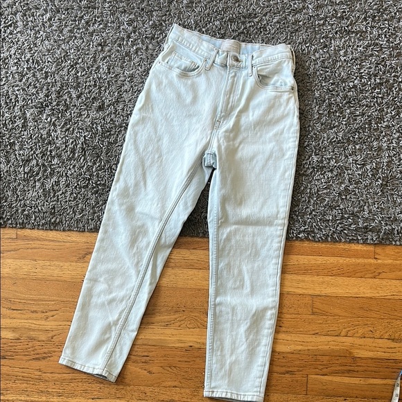 EVERLANE The Original Cheeky Jean Organic Cotton Size 26 Crop Light Blue - Picture 1 of 7